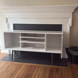 White TV Stand