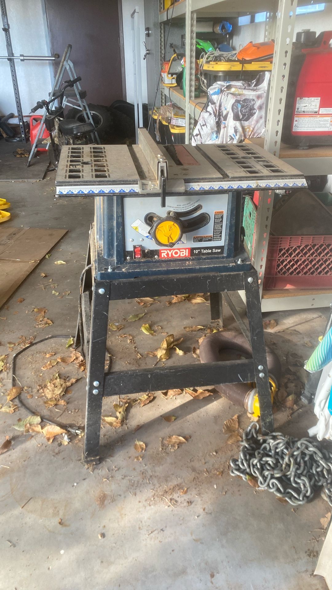 Ryobi Table Saw And Stand.