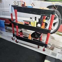 New Wheel Cart Garage Work Station Tile Detail Car Wash