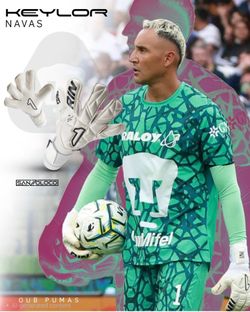 Rinat Santoloco Pro Goalie Gloves (White) Sz 8 - Sz 11