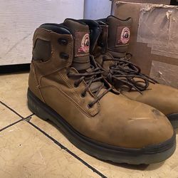Steel Toe Boots Like New Size 12