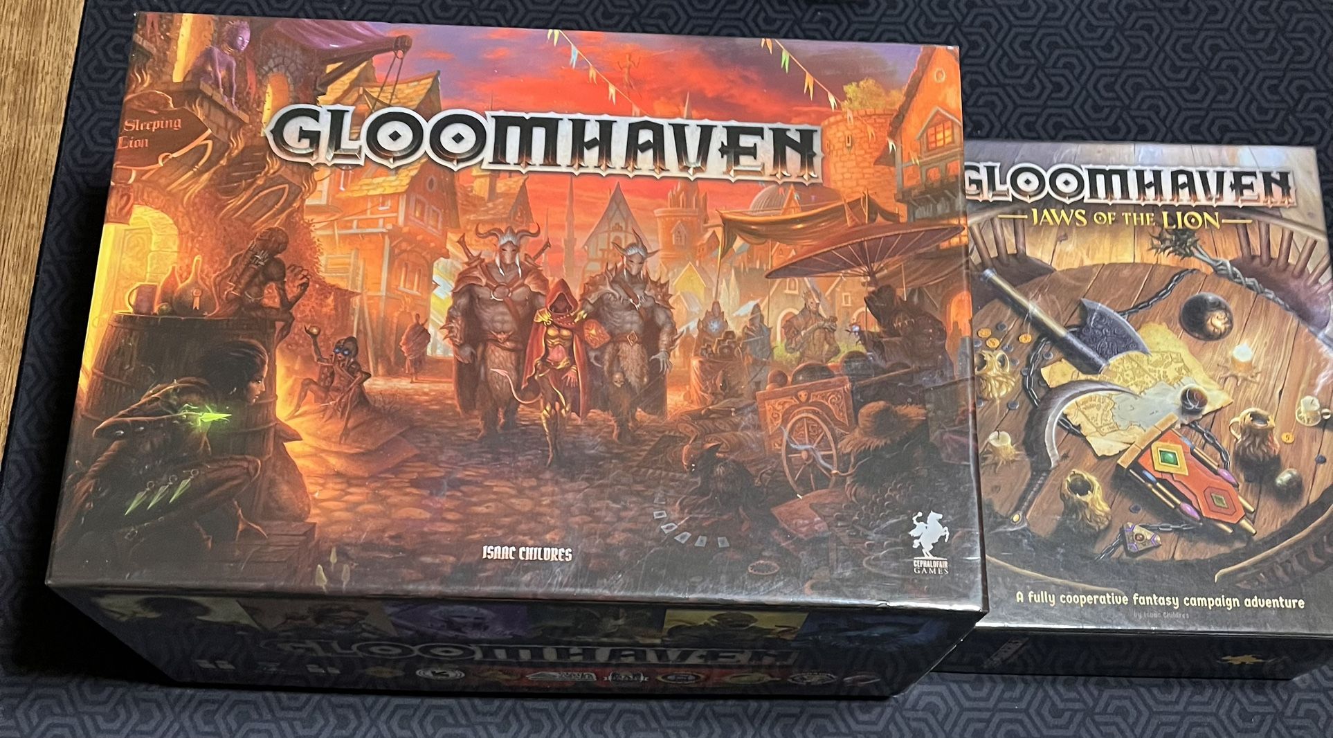 Gloomhaven And Jaws Of The Lion Board Game With Extras