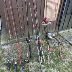 Fishing Rods Some Reels 