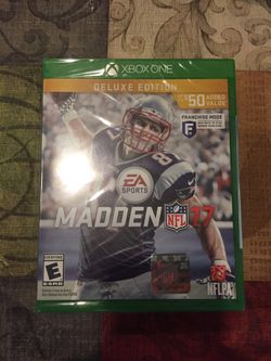 Madden 2017 deluxe edition new