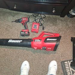 Bauer Blower 20v Cordless With Hammer 20v With Charger