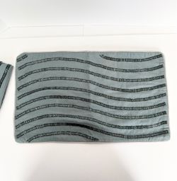 Set of TWO 12" x 20" Aqua Blue Throw Pillow COVERS