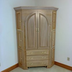Beautiful Custom Made Corner Cabinet 