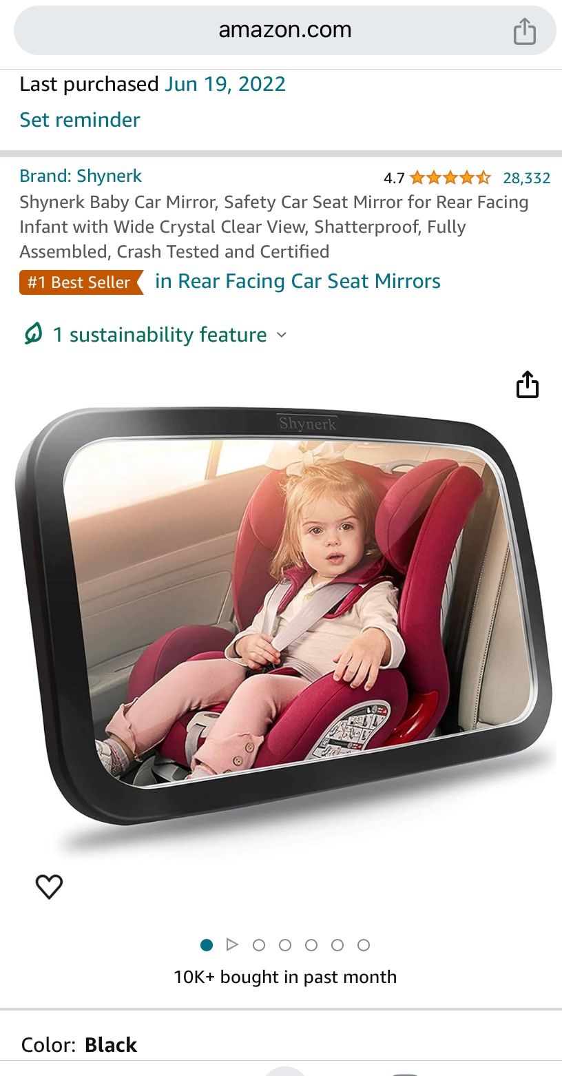 Rear Car Seat Mirror
