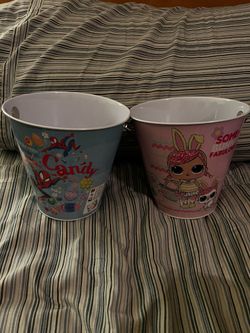 Easter Basket And Accessories Lot