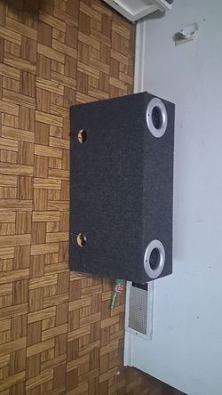 Dual Subwoofer Speaker Enclosure Box