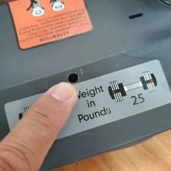 Bayou Fitness Adjustable Dumbells Pair 5-25 LB. 50 LB Overall Total Weight