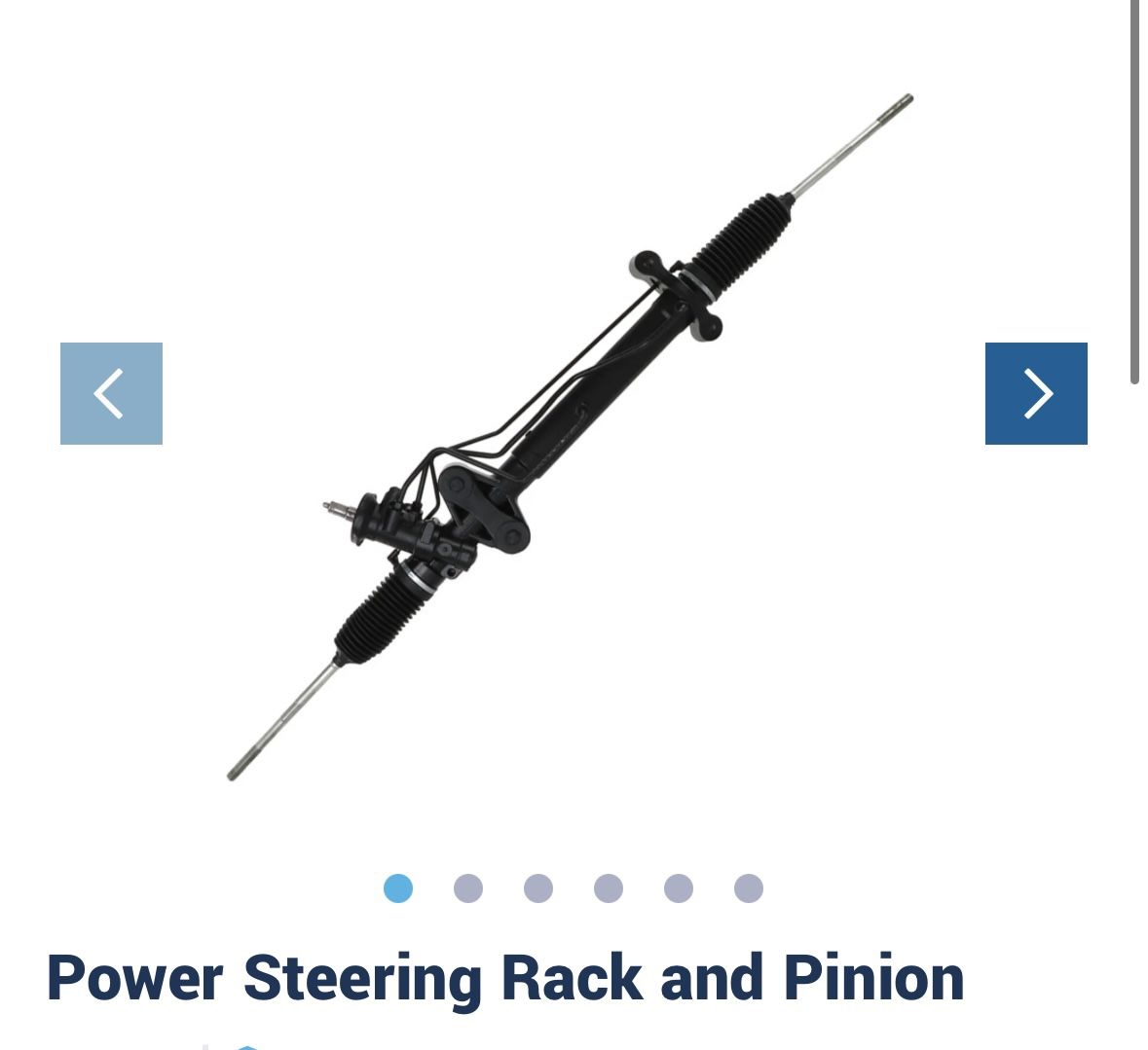 Power Steering Rack And Pinion