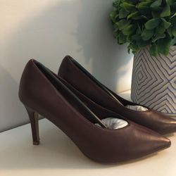 Heels new Women's Closed Toe High Heels Dress Pointed Toe 6.5