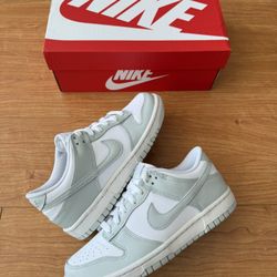 NEW Nike Dunk Low White Light Silver Photon Dust (2025) Size 5.5Y/7W