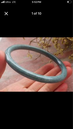 Elegant Green bangle Certificate Jadeite luck Bangle Bracelet 70mm 8.5 inches