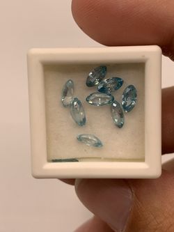 Blue Zircon Loose Gems 