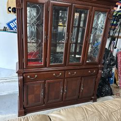 Dining Set And Leather Couches 