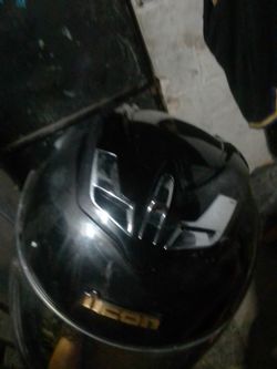 Icon Full-Face Motorcycle Helmet Black