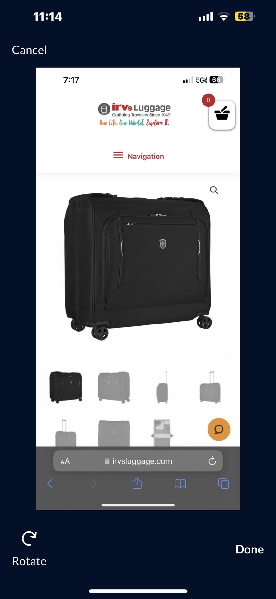 Victorinox Wheeled Garment Bag for Sale in West Sacramento, CA OfferUp