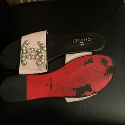 Pink Chanel Sandels Size 42