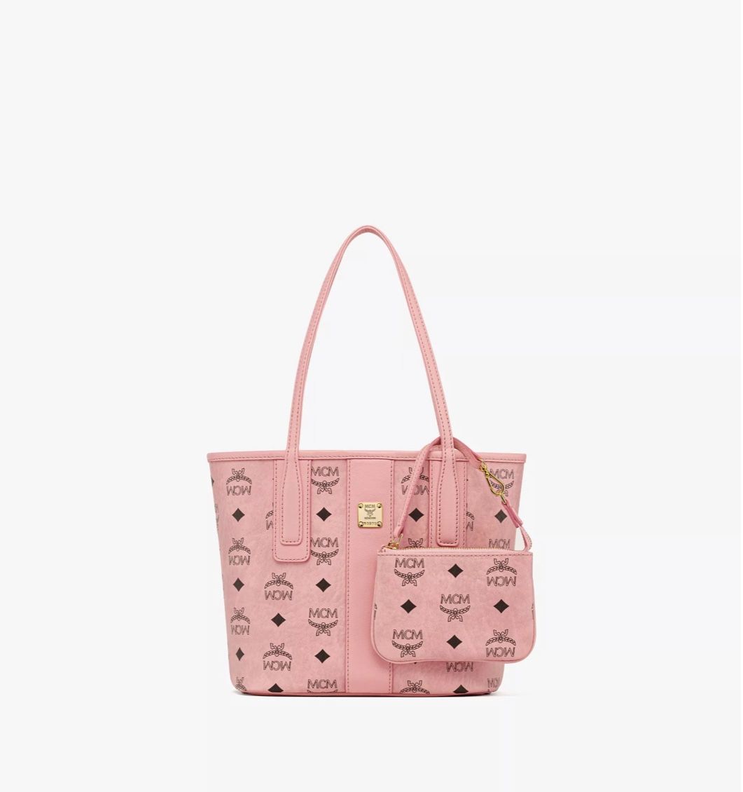 MCM Liz Medium Visetos Shopper Tote Bag