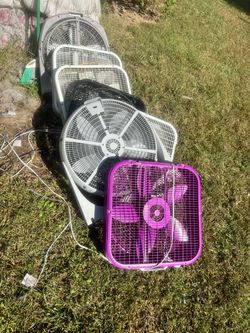 Box Fans $10 each other $20 each