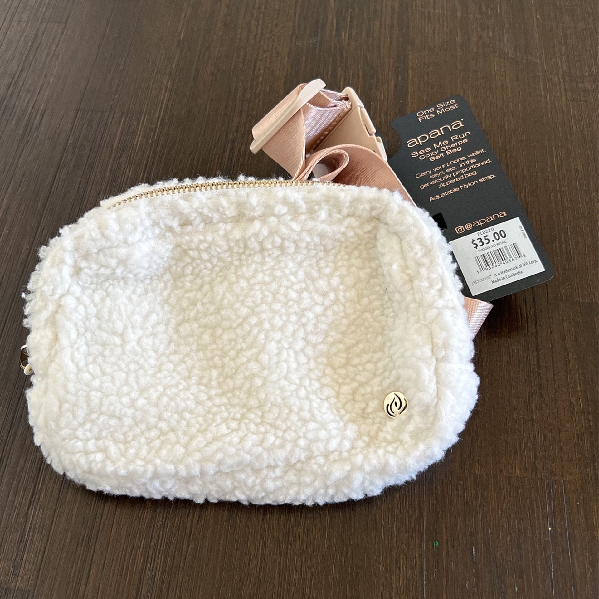 Cozy Sherpa Belt Bag