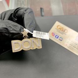 10k Gold Pendant With 0.82CT Diamond 