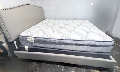 NEW! Queen Mattress + Bed Frame