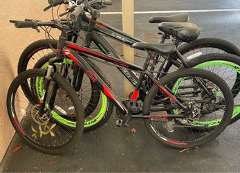 Just the red bike is for sale