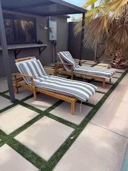 Teak Recliners Sun Chairs
