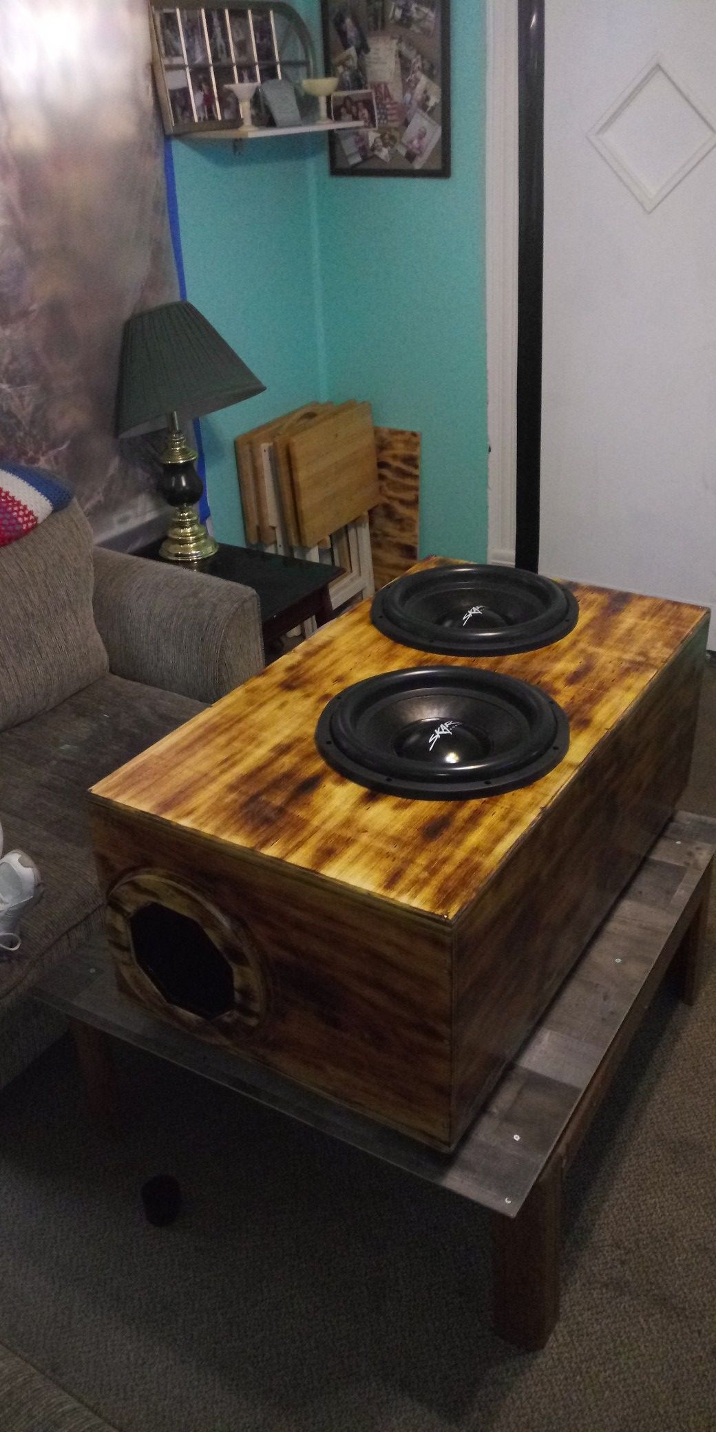 SKAR AUDIO EVL 15'S WITH CUSTOM BUILT TO SPEC BIRCH BOX (READ AD FOR SPECS)