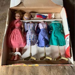 Vintage Candy Doll And Accessories 