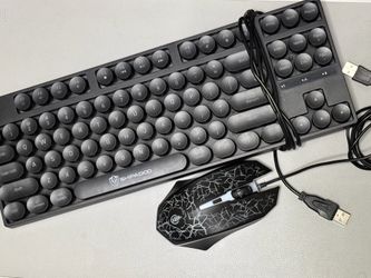 Membrane keyboard and mouse