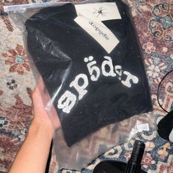 Size Medium Brand New Spider Rhinestone Hoodie