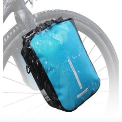 Bike front fork Waterproof Bag Bike Pannier Bag Saddle Bag Fork Bag Rack Bicycle Bag Shoulder Bag for E-Scooter Mountain Bike Accessories