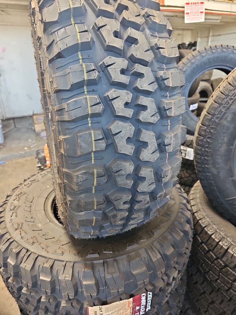 New Set Of Federal Tires 33 1250 15 Lt 
