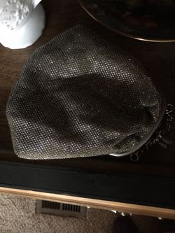 Little antique silver purse