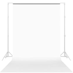 Paper Photography Backdrop - Color #66 Pure White, Size 86 Inches Wide x 36 Feet Long