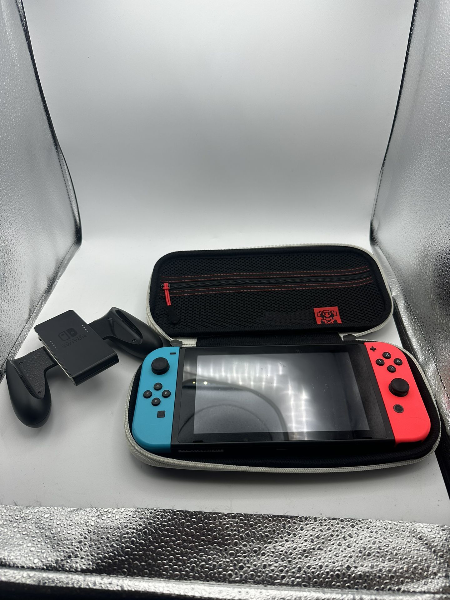 Nintendo Switch with Case & 4 Games