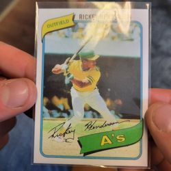 Ricky Henderson Rookie Card (RARE) 