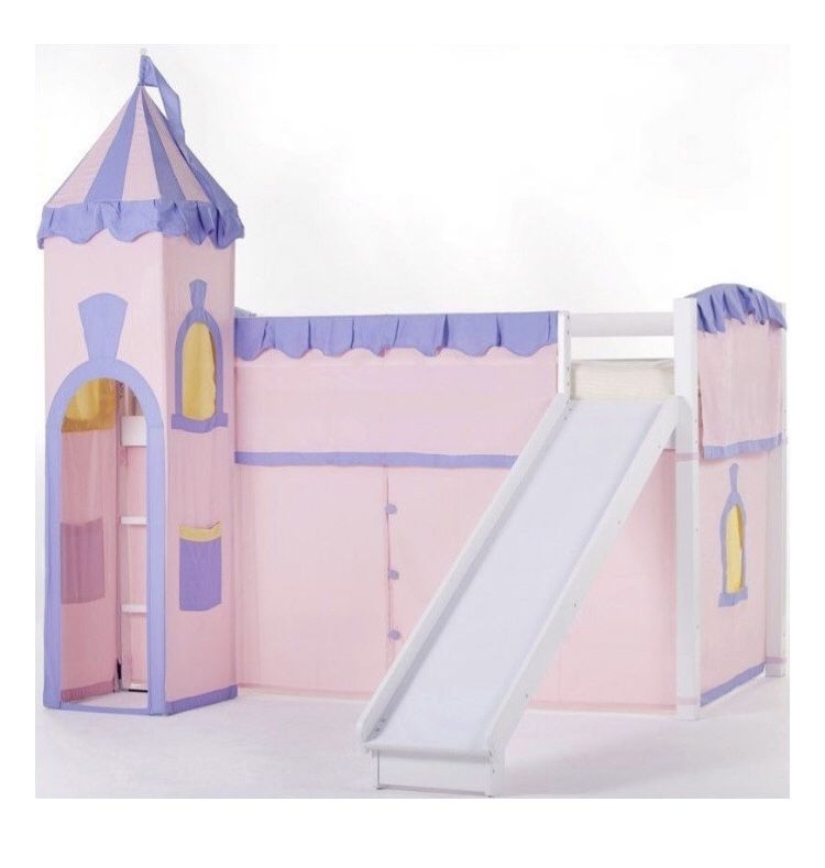 Hillsdale School House Junior Loft Castle Tent for Bunk Bed, Pink A12-9152