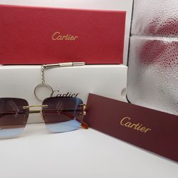 Cartier Glasses(Blue Mirror)