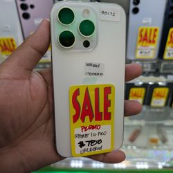 iPhone 16 Pro Unlocked 128GB White Only $80 Down 