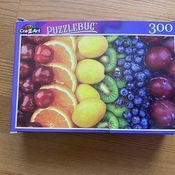Puzzlebug 300pc Colorful Fruit Puzzle