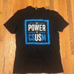 California State University San Marcos CSUSM “Power of Us” T-Shirt Size Adult L Excellent Condition