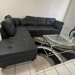 Black Sectional 