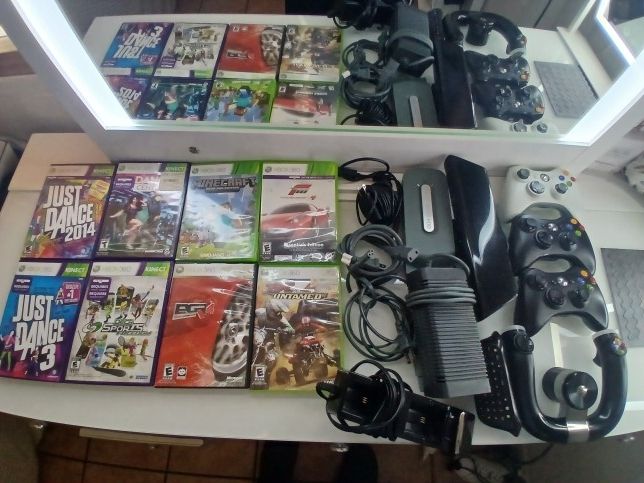 Xbox 360 Games And Controller Lot