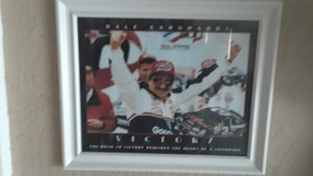Dale Earnhardt framed matted picture