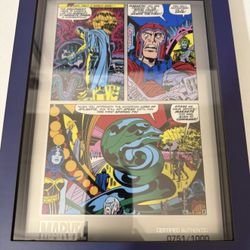 Marvel X Agoro Fantastic Four # 102 Comic 1 Ounce Silver Foil Poster 751/1000